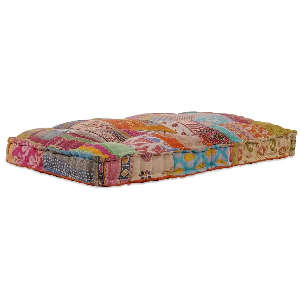 Pallet Sofa Cushion Fabric 120 x 80 x 12 cm Multicolour Modular Outdoor Indoor Seating