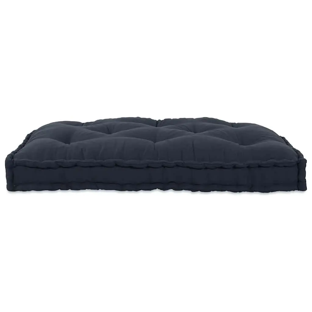 Pallet Sofa Cushion Foam Fabric 120 x 80 x 12 cm Anthracite