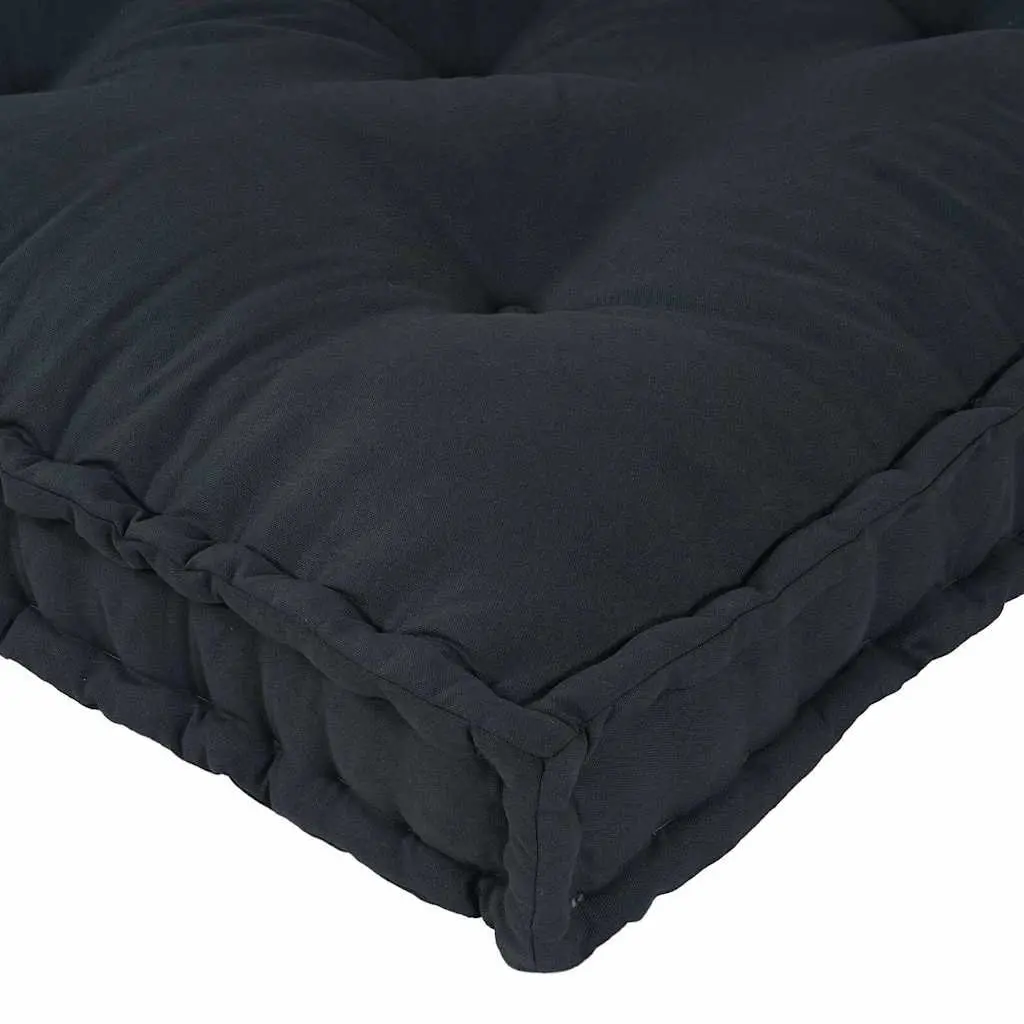 Pallet Sofa Cushion Foam Fabric 120 x 80 x 12 cm Anthracite