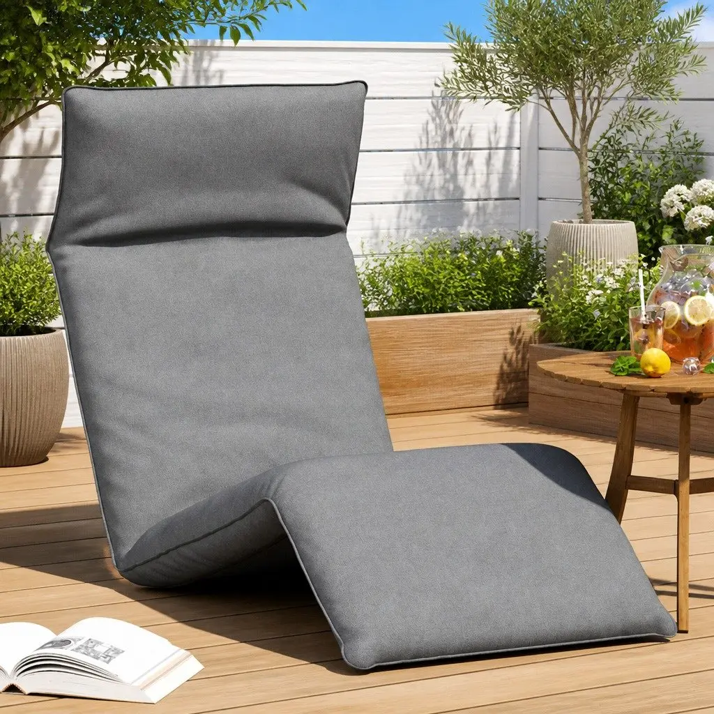 Folding Sun Lounger for Outdoor Enjoyment