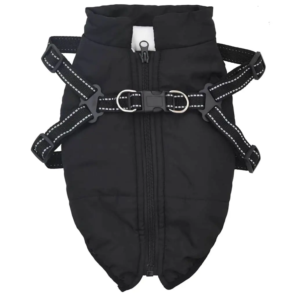 Dog Coat Waterproof Reflective 2XL Black