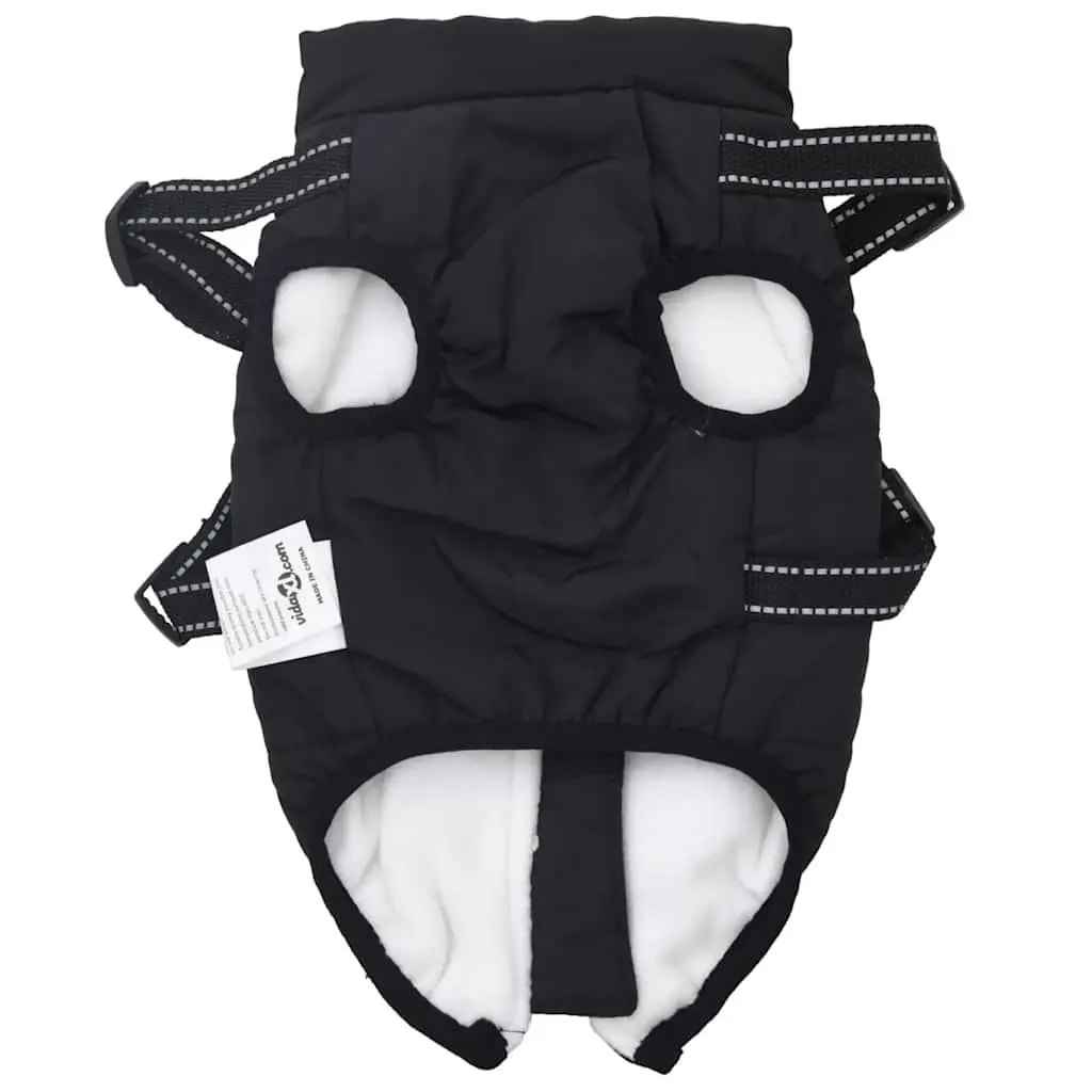 Dog Coat Waterproof Reflective 2XL Black
