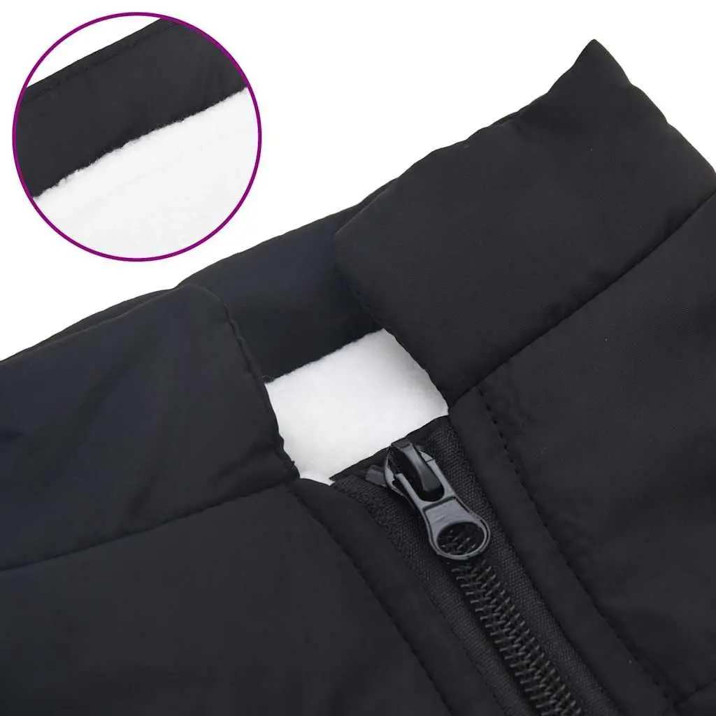 Dog Coat Waterproof Reflective 2XL Black