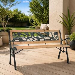 Practical Garden Bench for Patios and Gardens