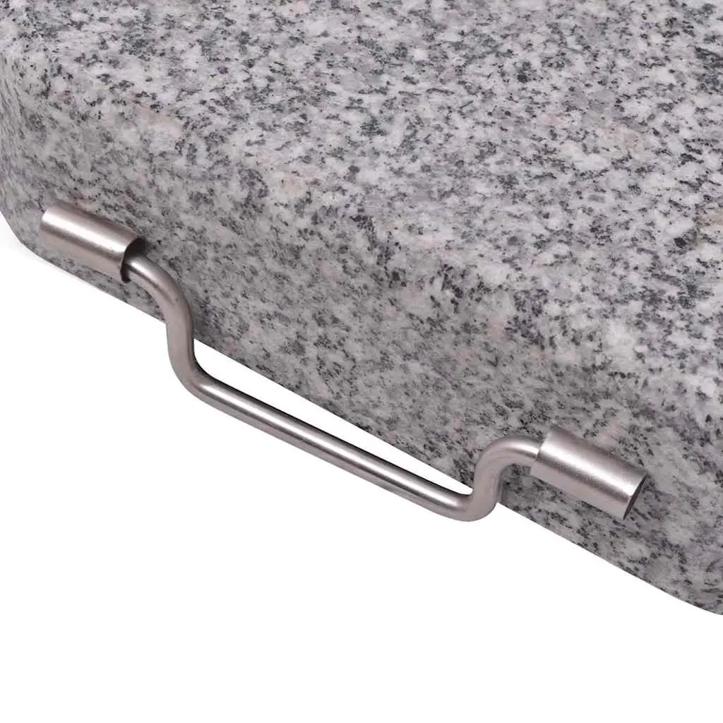 Parasol Stand Granite Stainless Steel 45cm Grey