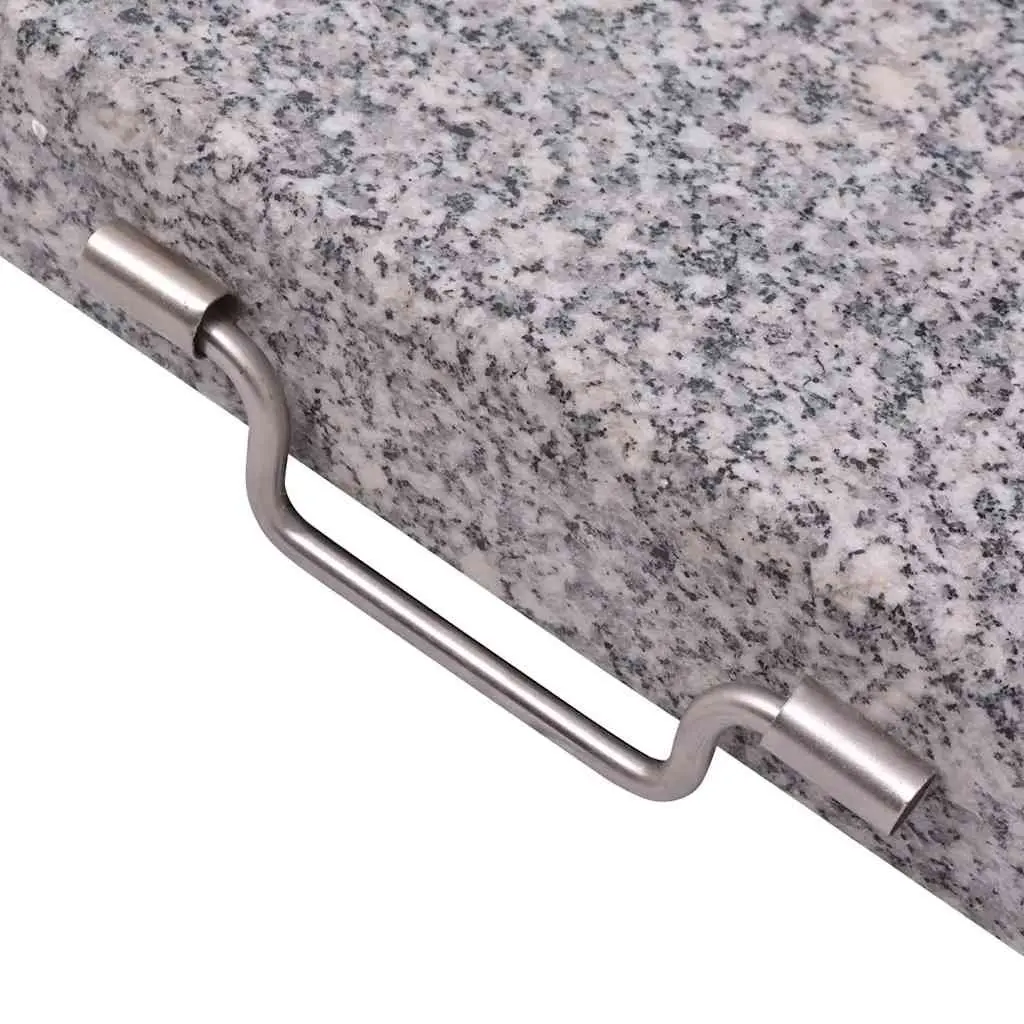 Parasol Stand Granite Stainless Steel 45cm Grey