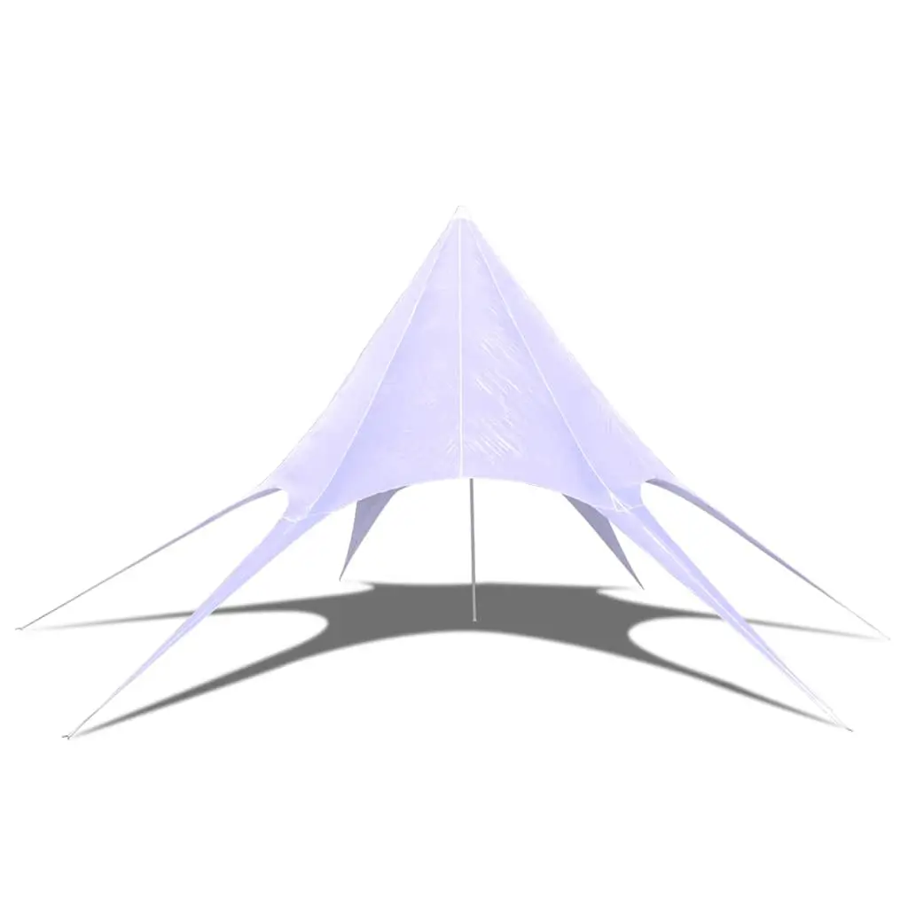 Hexagon Star Gazebo Pavilion Oxford Fabric 10m White Outdoor Canopy