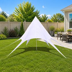 Ideal for Outdoor Gatherings: 14m Hexagon Star Gazebo