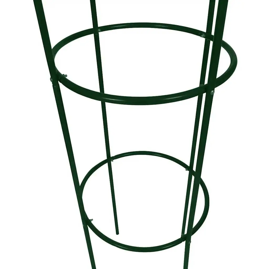 Garden Arch Towers Iron 2 Pieces Green Climbing Plants Outdoor Patio Trellis