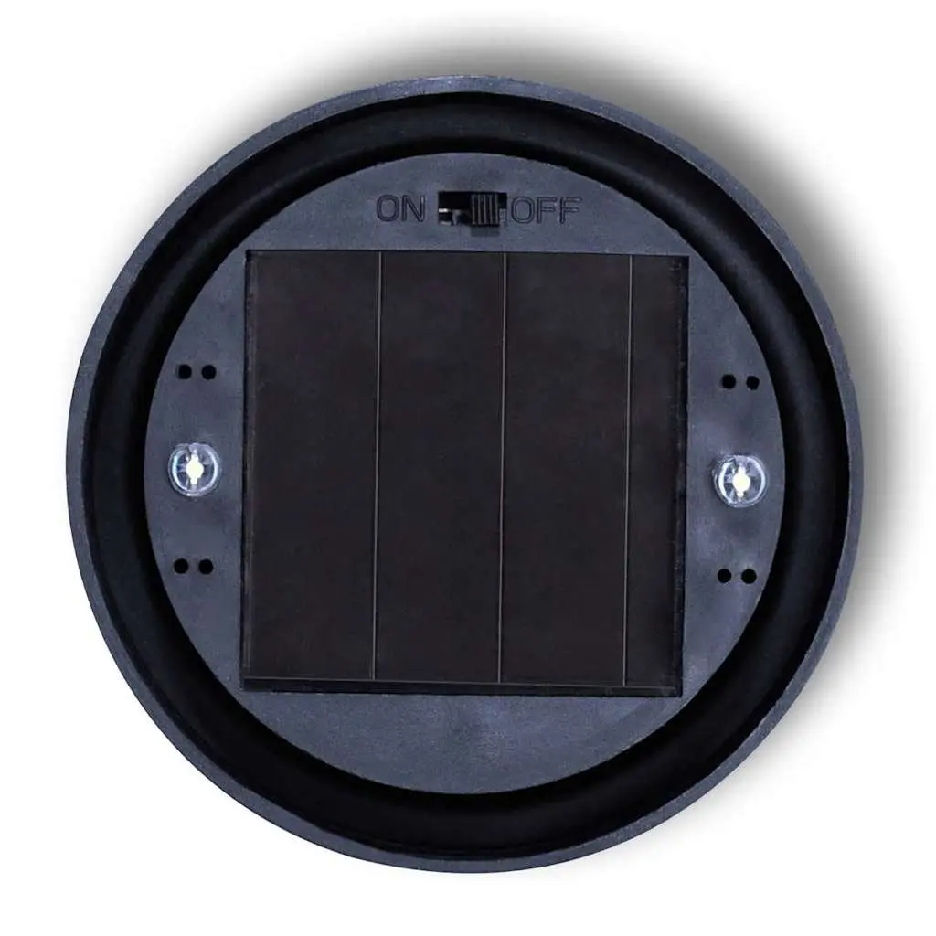 Outdoor Solar LED Lights Durable Plastic 15cm White 4 Piece Set