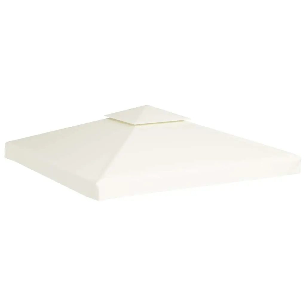 Canopy Top Cover Replacement Waterproof 3x3m PVC Coated White Outdoor Garden Shade