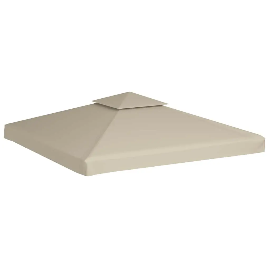 3x3m Beige Gazebo Canopy Replacement Cover