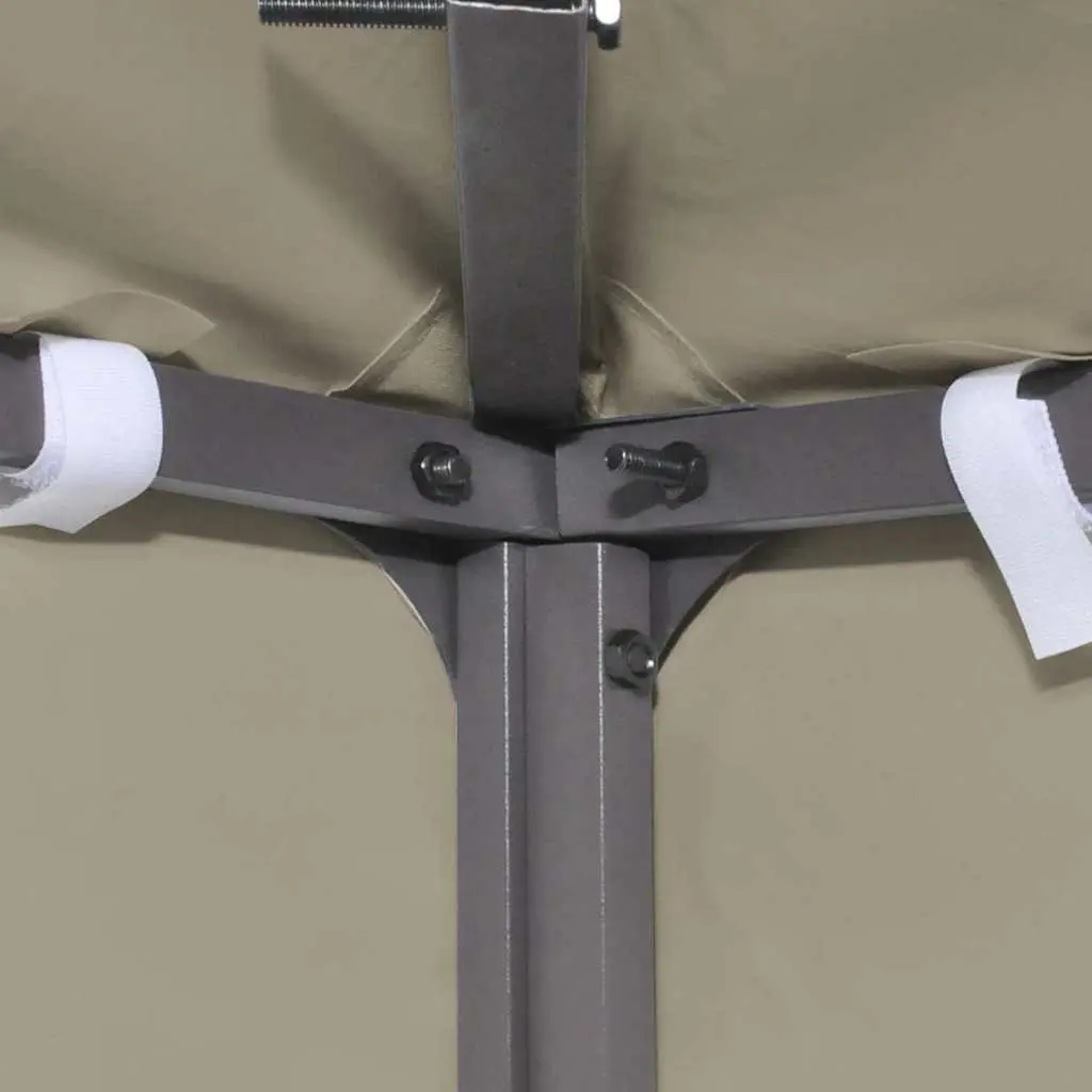 3x3m Beige Gazebo Canopy Replacement Cover