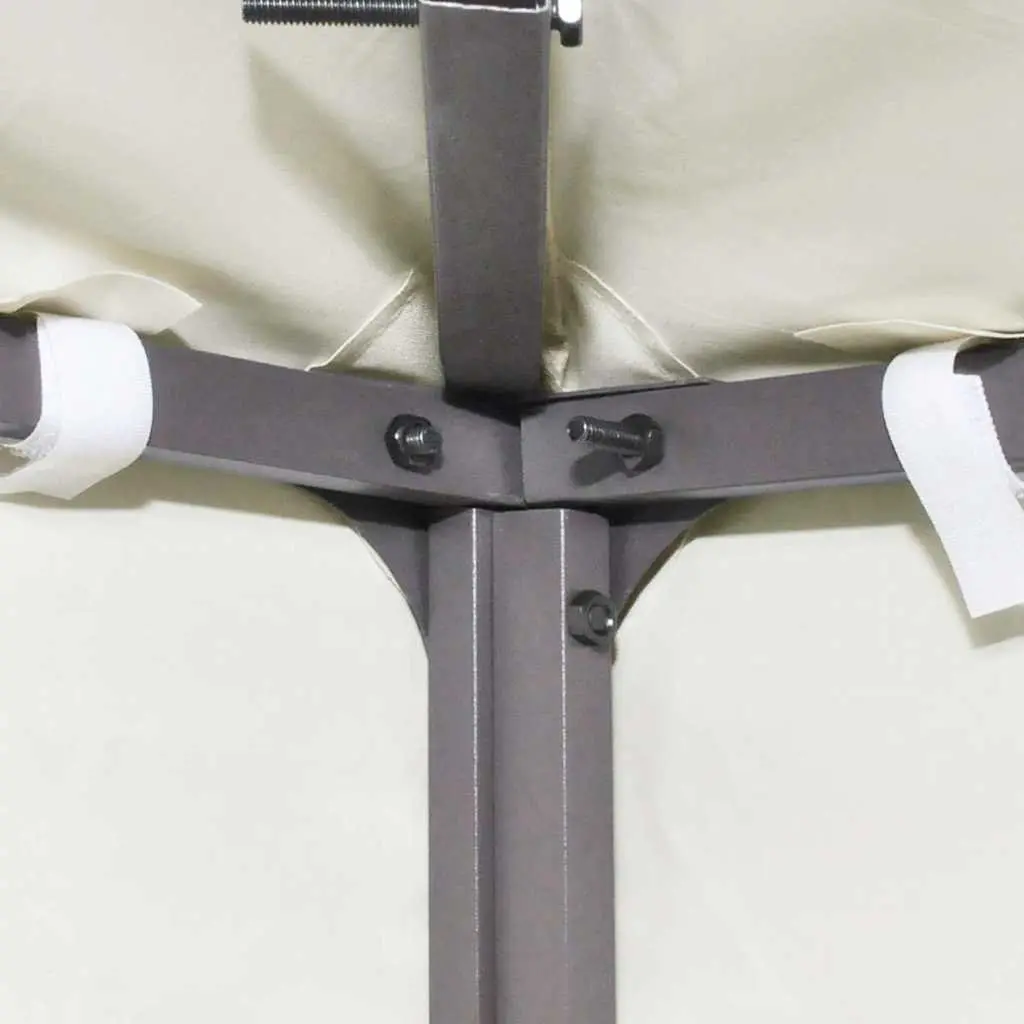 Water-Resistant Gazebo Canopy Top Cover Replacement Cream White 3m x 4m 310gsm with Grommet Rings for Drainage