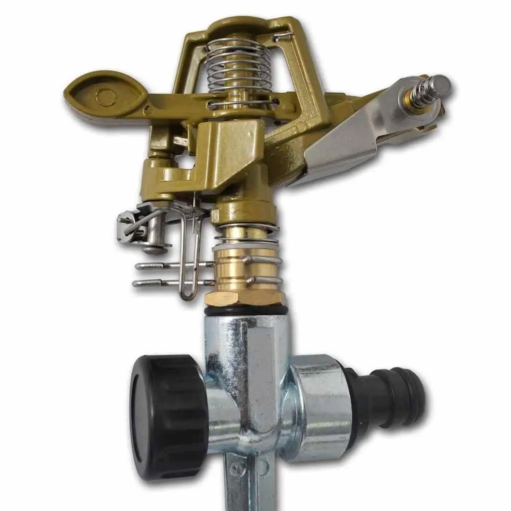 Impulse Sprinkler Set Zinc and Copper Construction 2 Piece Gold
