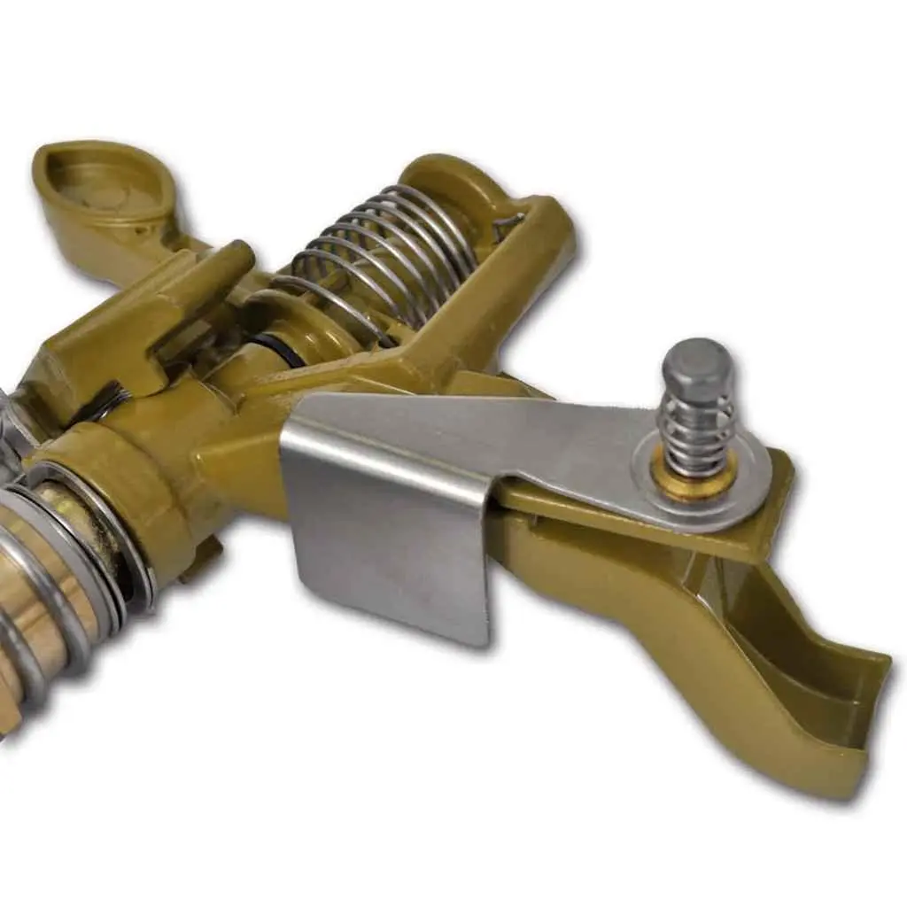 Impulse Sprinkler Set Zinc and Copper Construction 2 Piece Gold
