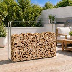 Practical Firewood Rack: Ideal for Your Outdoor Setting
