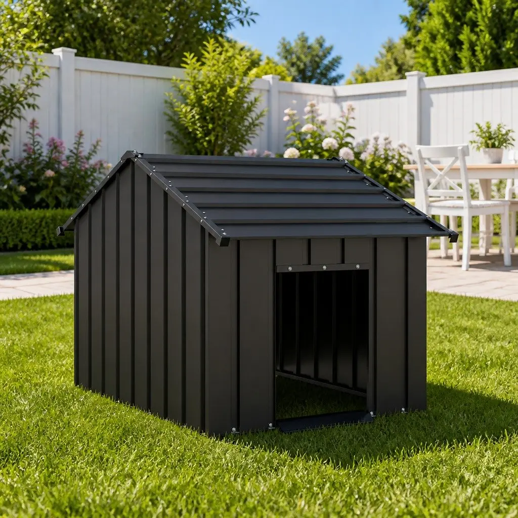 Dog House with Roof for Active Pets