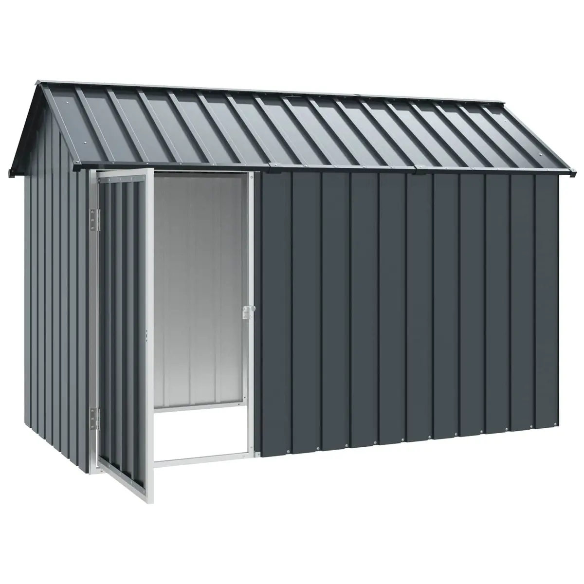 Bird Cage Galvanised Steel Rectangular 215 x 112 x 141 cm Anthracite