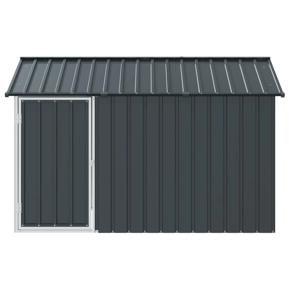 Bird Cage Galvanised Steel Rectangular 215 x 112 x 141 cm Anthracite
