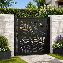 Black Steel Garden Gate: Practical Solution for Security and Style