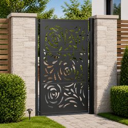 Practical Steel Gate for Various Outdoor Uses