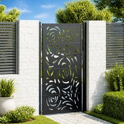 Versatile Lockable Garden Gate for Outdoor Entrances