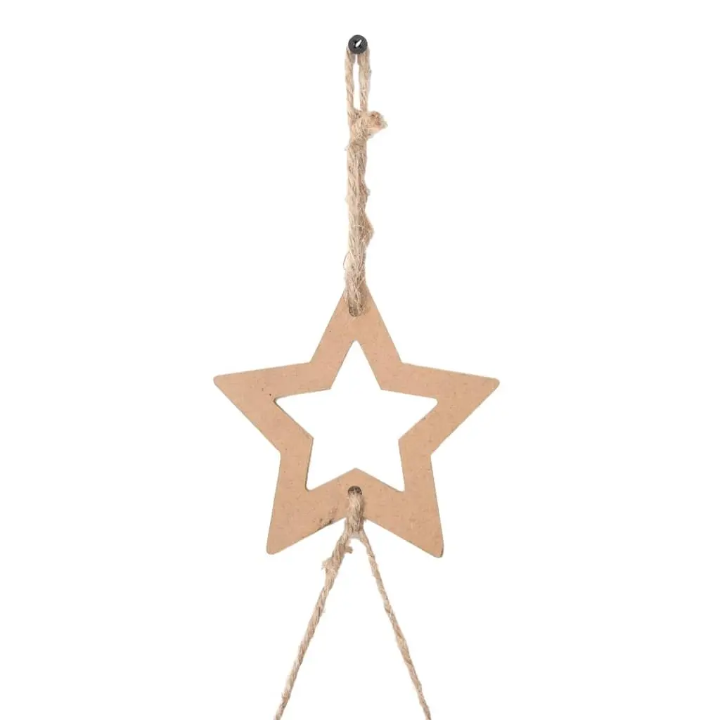 Hanging Christmas Trees Natural Wood Branches 55 x 120 cm Rustic Decoration