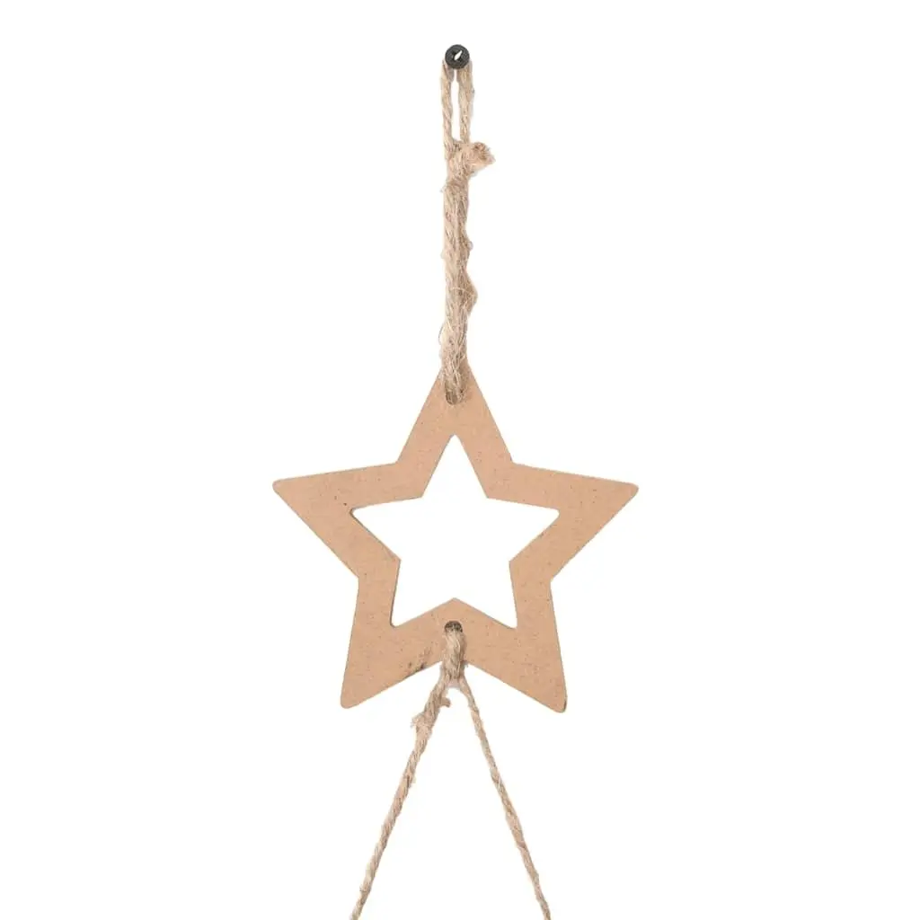 Hanging Christmas Tree Decoration Natural Wood Branches Wall Mount 74x150 cm