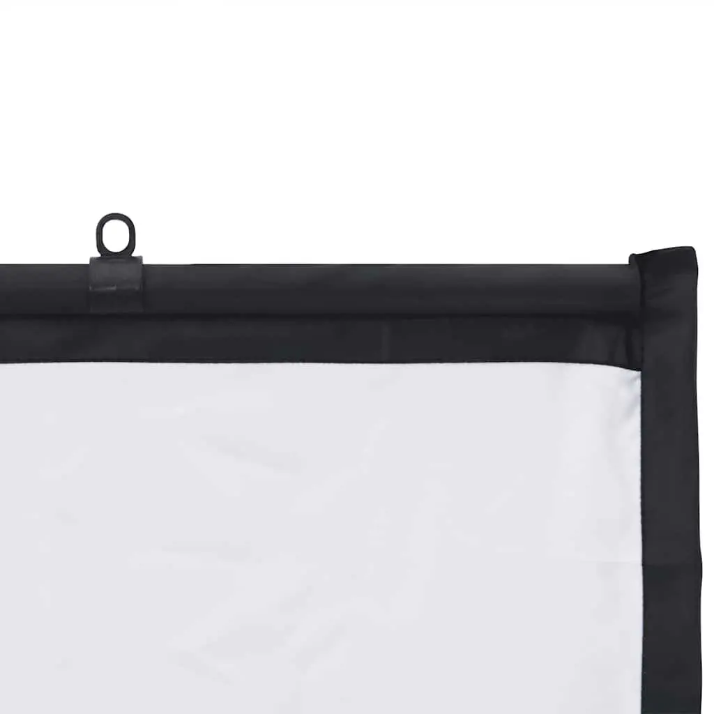 Projection Screen Wall-Hanging 60 Inch 4:3 Matte White Home Theater Classroom