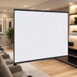 90 Inch Wall Projection Screen for Movies and Presentations