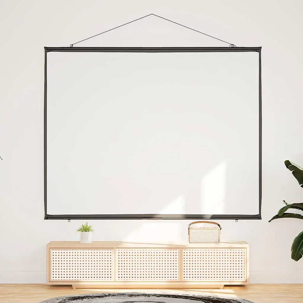 90 Inch Wall Projection Screen for Movies and Presentations