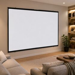 Versatile 100 Inch Wall Projection Screen for Various Uses