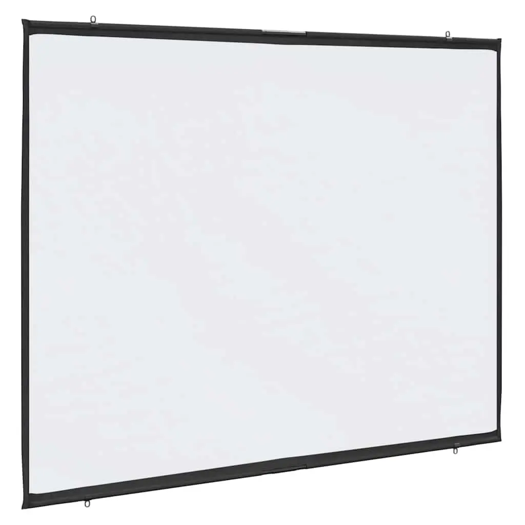 Projection Screen Wall-Hanging 100 Inch Matte White Polyester Fabric