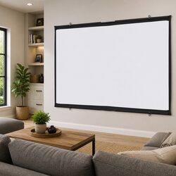 Wall-Hanging Projection Screen for Classrooms and Offices