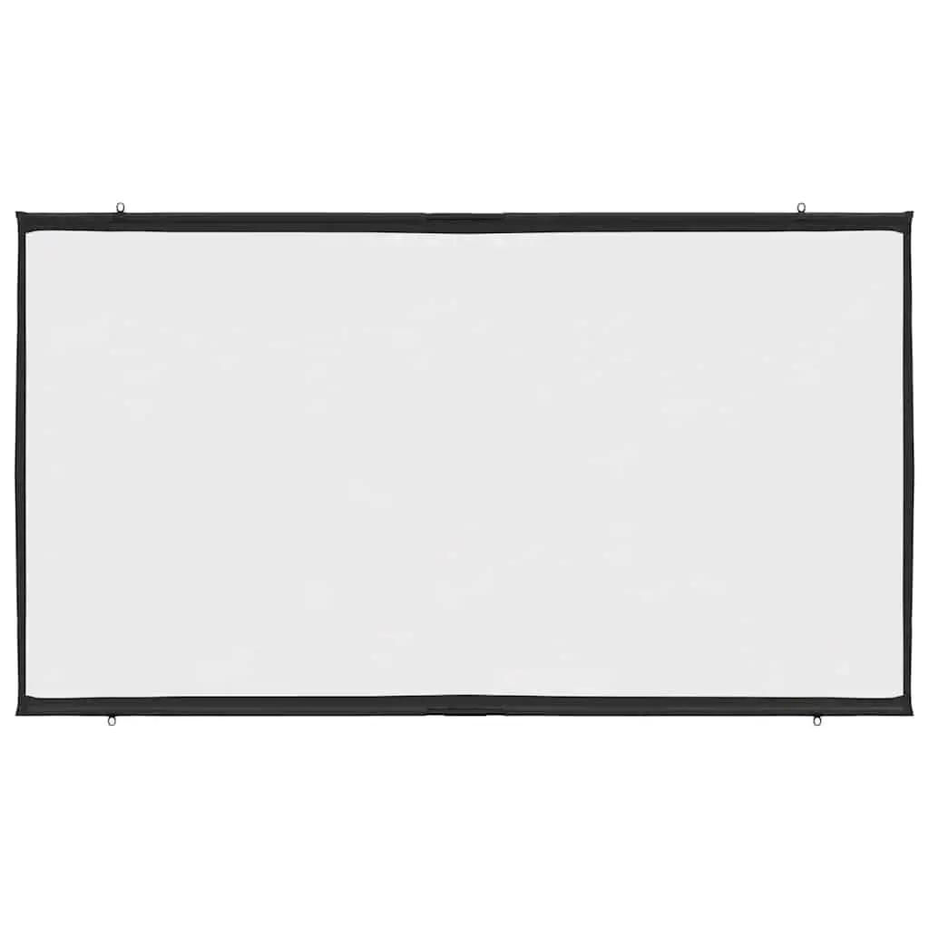 Projection Screen Wall-Hanging 84 Inch 16:9 Matte White Home Theater Classroom