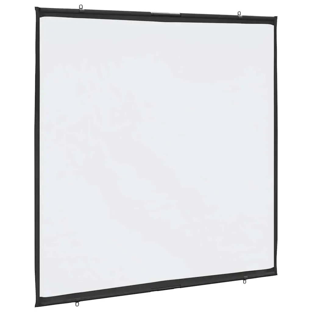 Projection Screen Wall-Hanging 72 Inch 1:1 Aspect Ratio Matte Home Theater