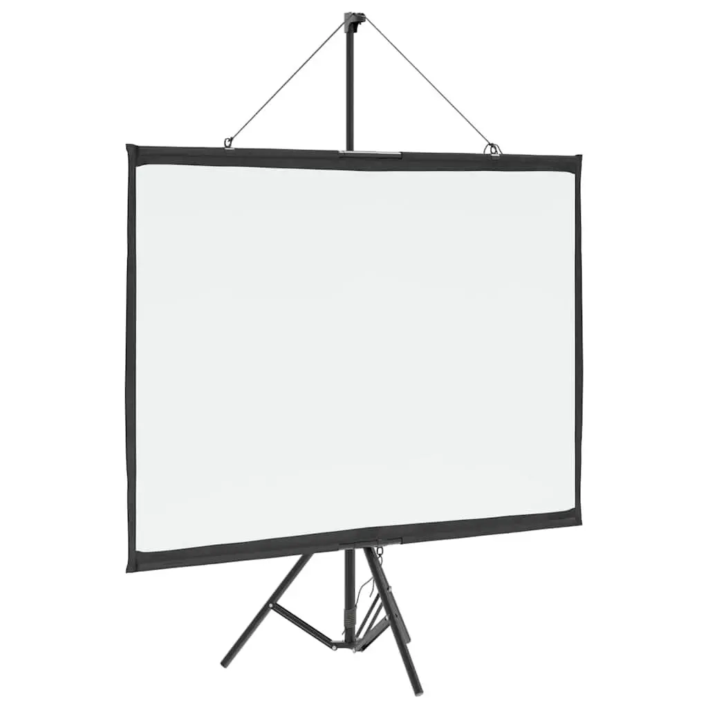 Projection Screen Manual Tripod 60 Inch Polyester Matte White