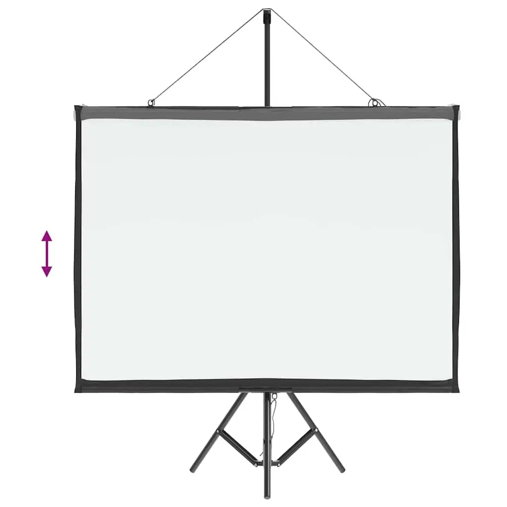 Projection Screen Manual Tripod 60 Inch Polyester Matte White