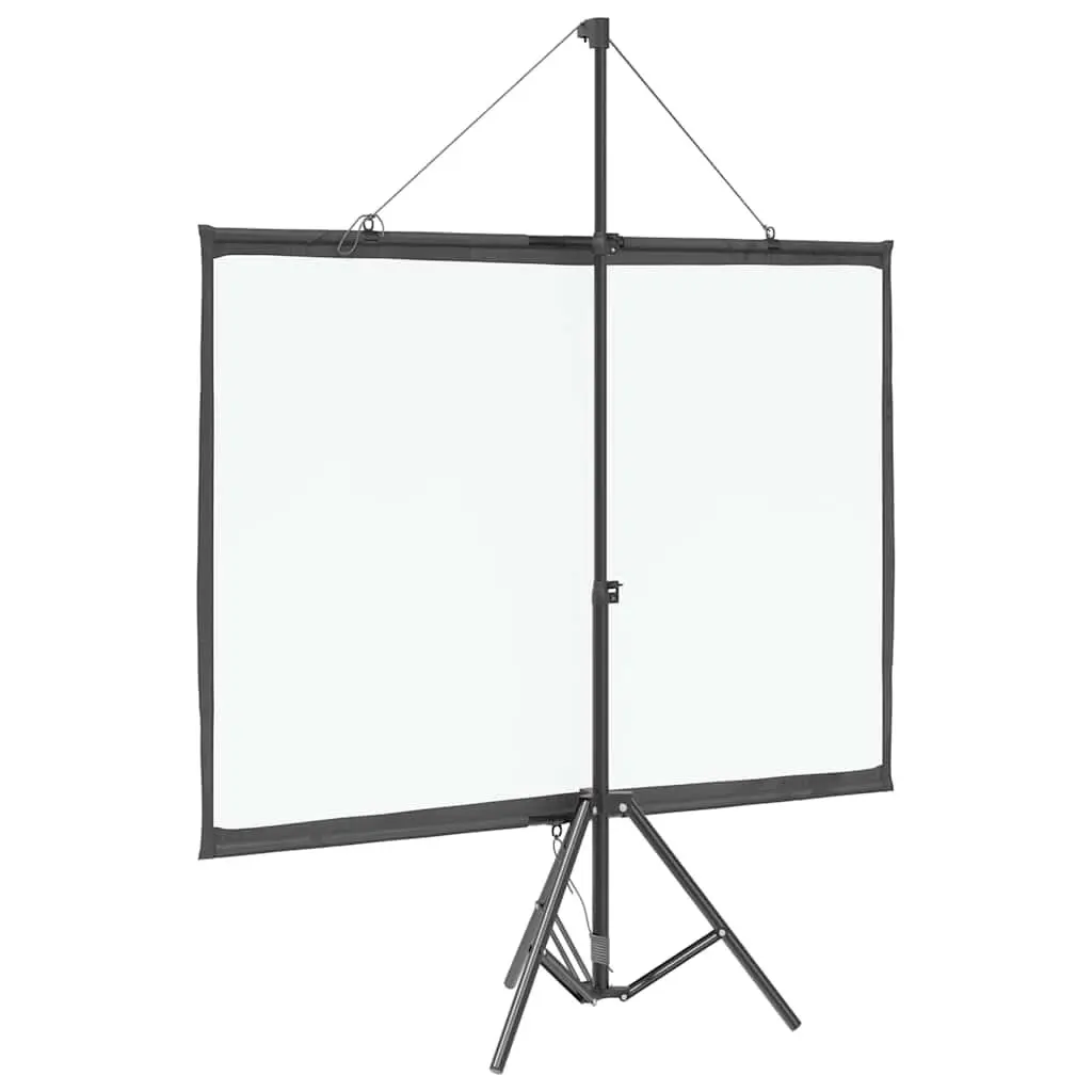 Projection Screen Manual Tripod 60 Inch Polyester Matte White