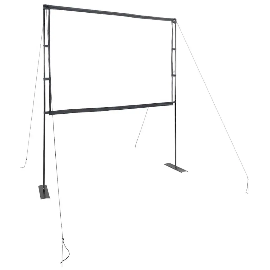 Projection Screen 90 Inch 4:3 Portable Stand Display Home Theater Office