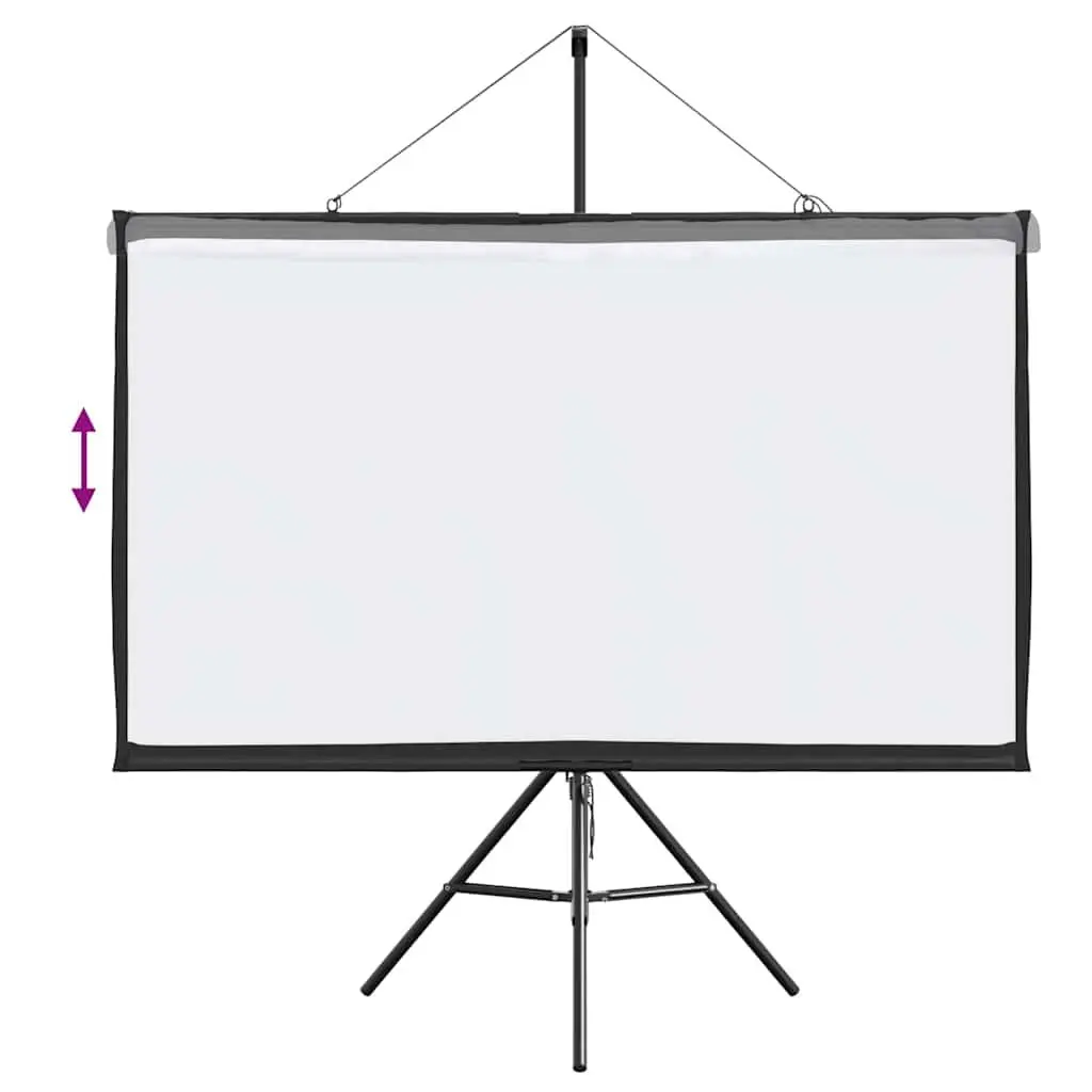 Projection Screen Tripod Stand 60 Inch Matte White