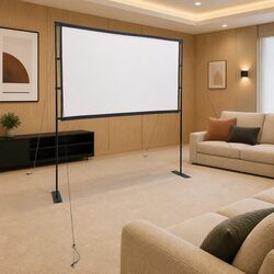 Versatile 84 Inch Projector Screen for Home and Office