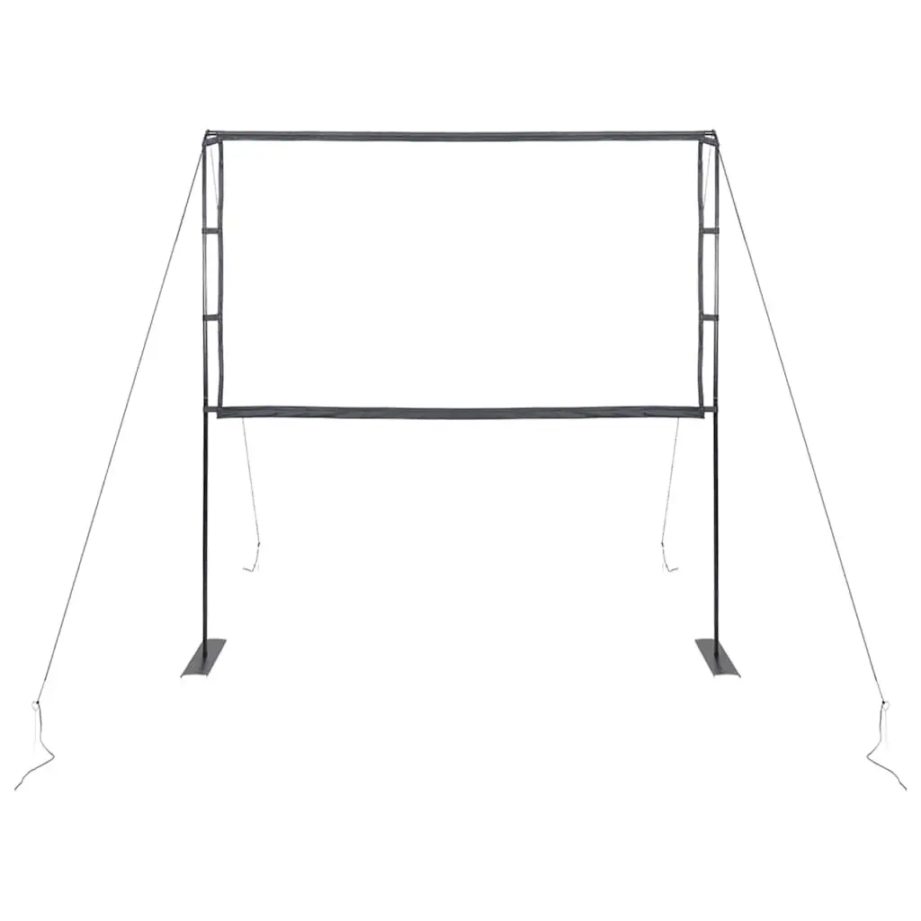 Projection Screen 84 Inch 16:9 Portable Projector Display with Double Stands