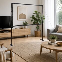Portable 100 Inch Projection Screen for Home Use