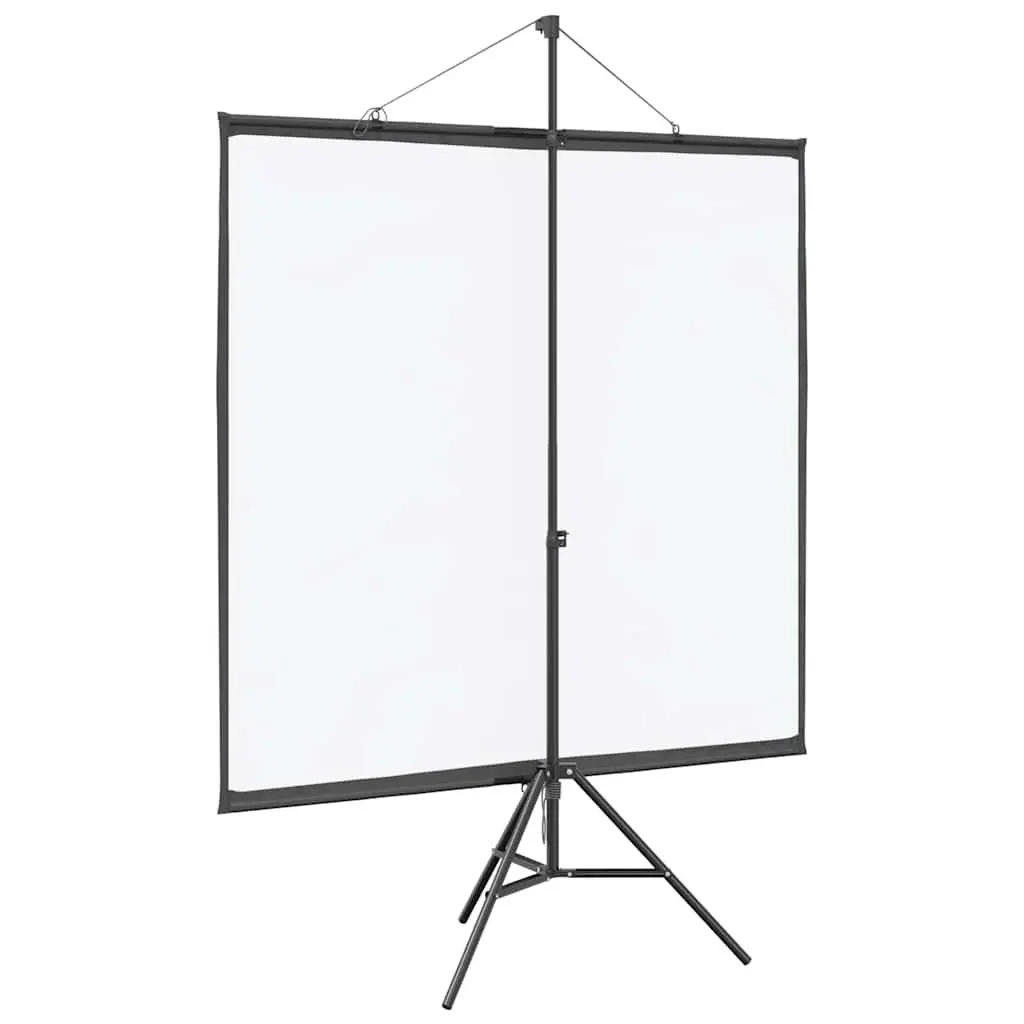 Projection Screen Manual Tripod 72 Inch Polyester Matte White