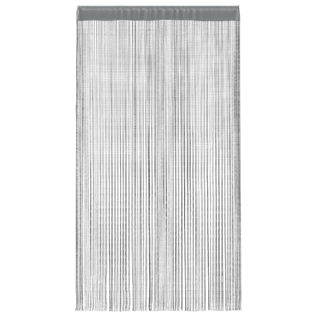 Anthracite String Curtains 2 Panels for Home Use
