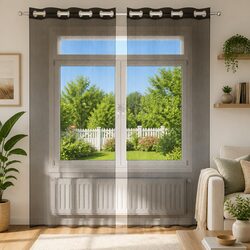 Practical Voile Curtains for Versatile Home Use 140x245 cm
