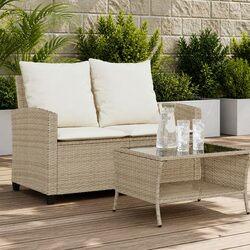 2-Seater Garden Sofa Set: Perfect for Patios and Gardens