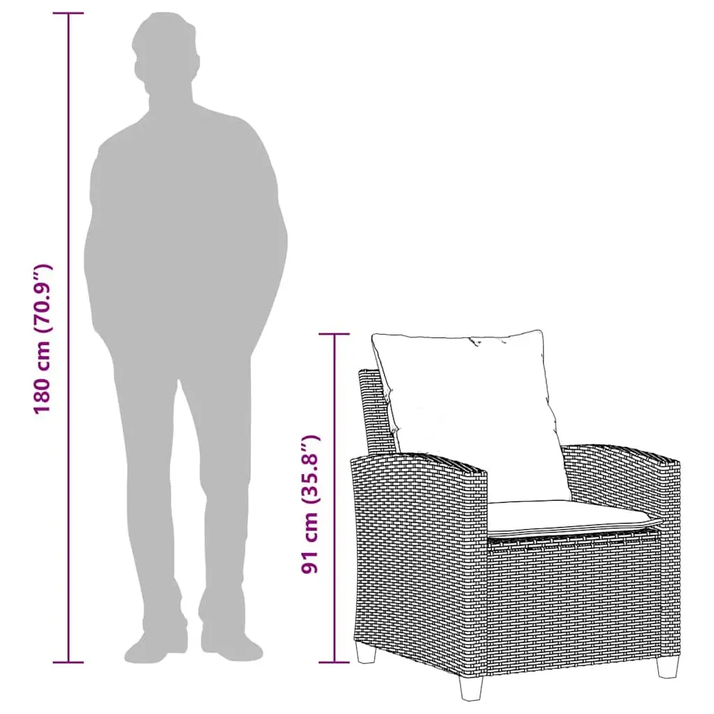4-Piece Sofa Set for Outdoor Living